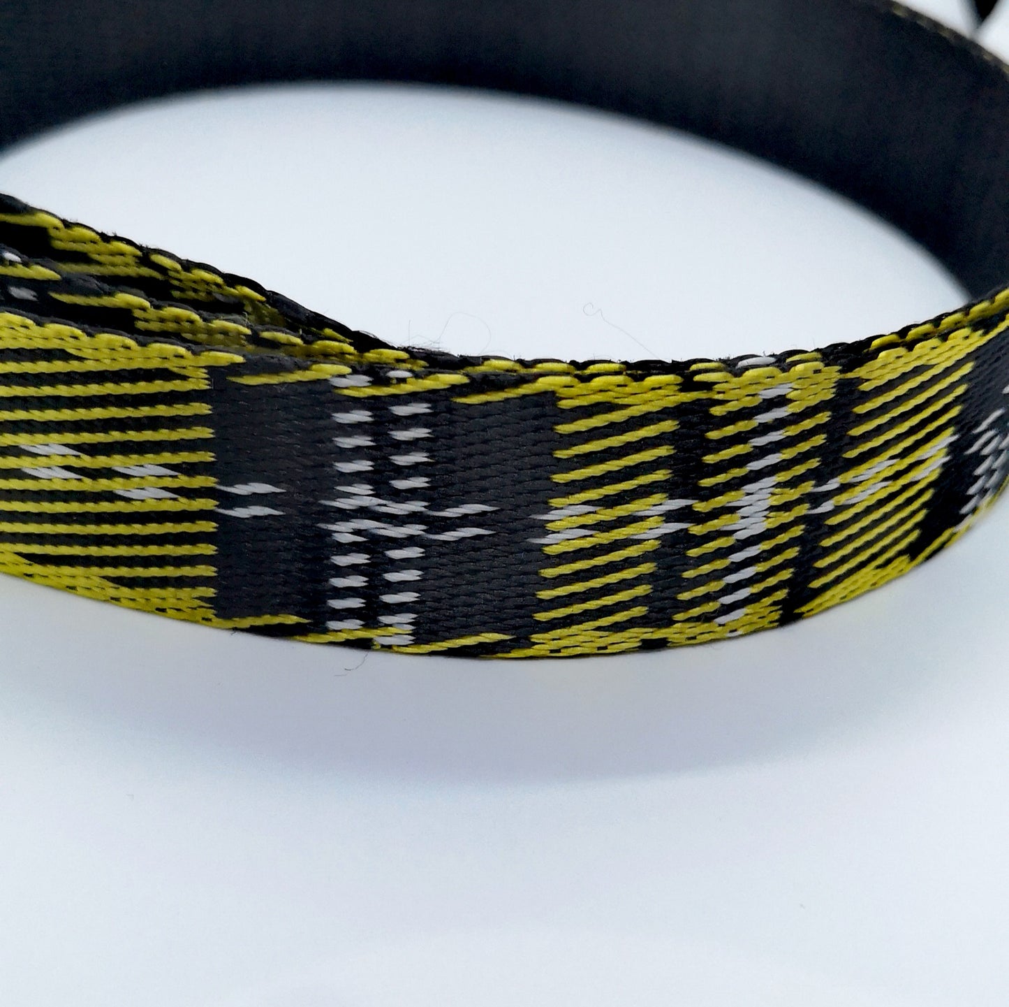 1" Wide Webbing Plaid - YELLOW