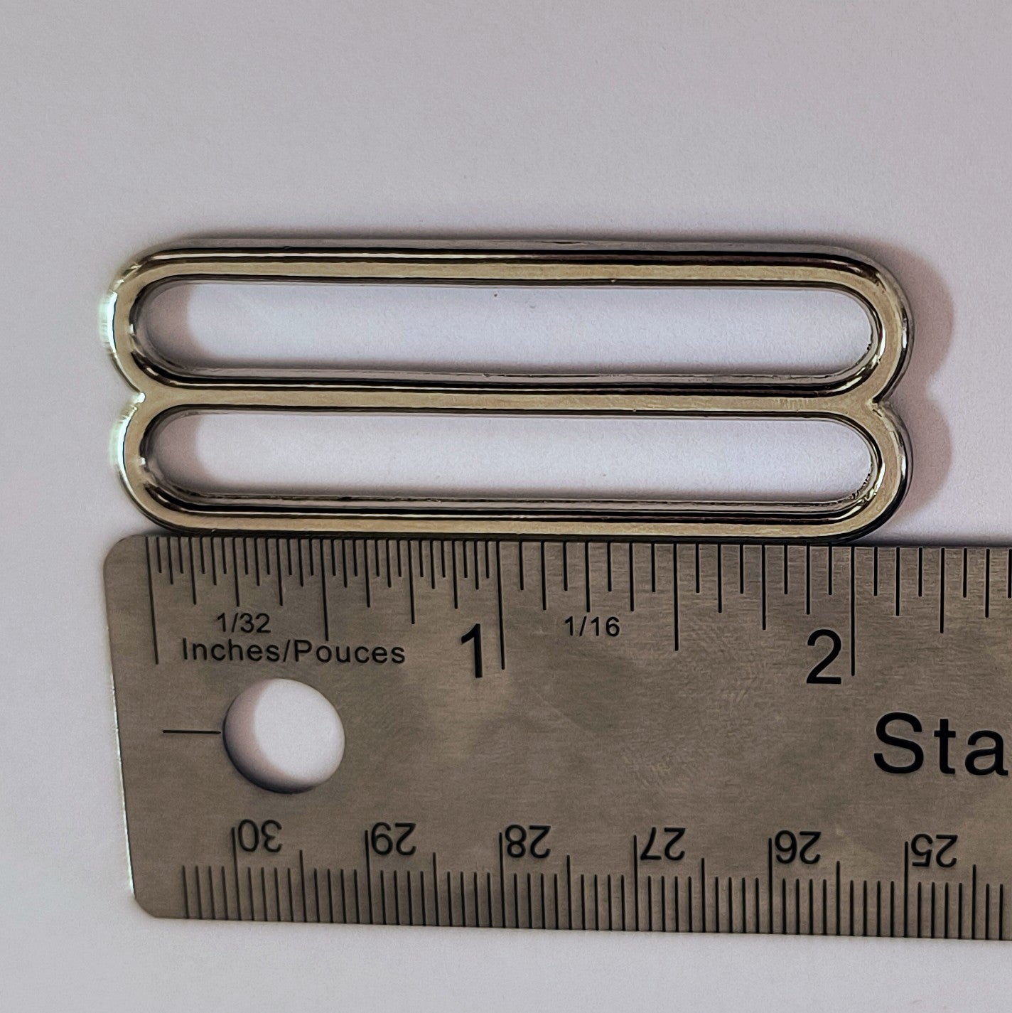 2 Inch Silver Rounded Stationary Sliders