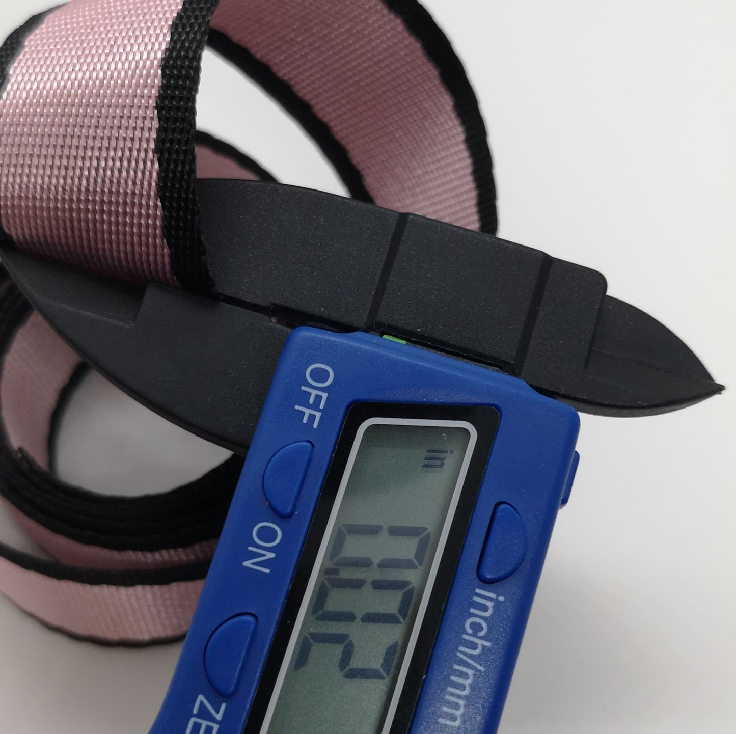 1" Wide Webbing Two Tone- Silver and Black