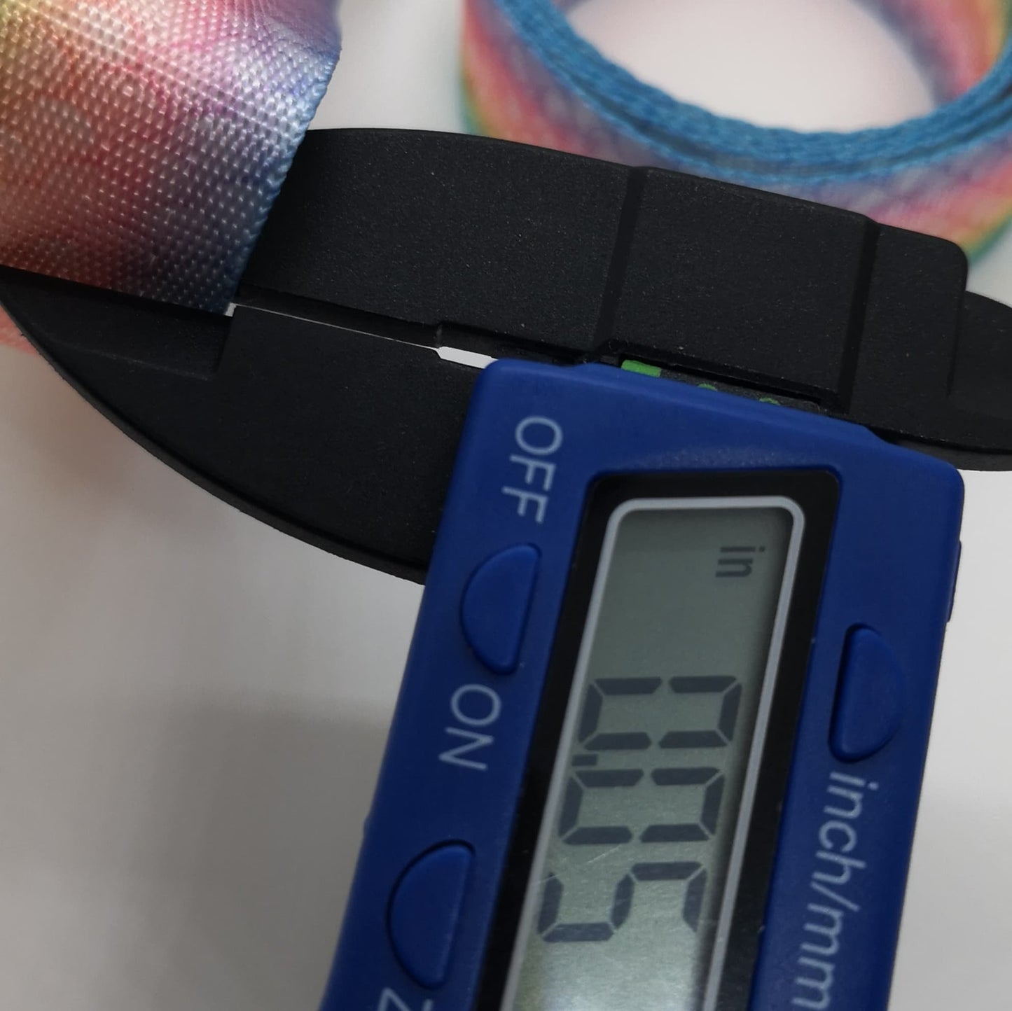 1" Wide Rainbow Mermaid Webbing