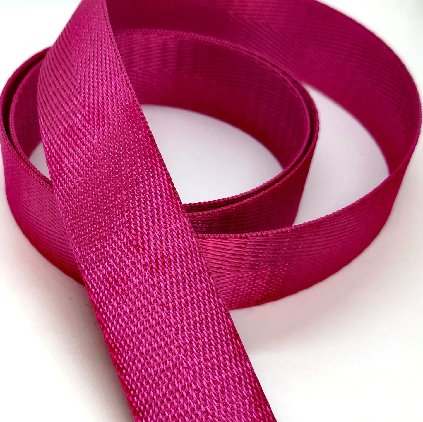 1" Wide Webbing -Solid Color - HOT PINK