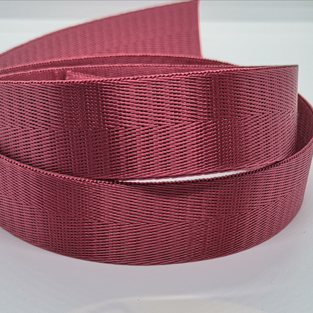 1" Wide Webbing - Solid Color - RASPBERRY PINK