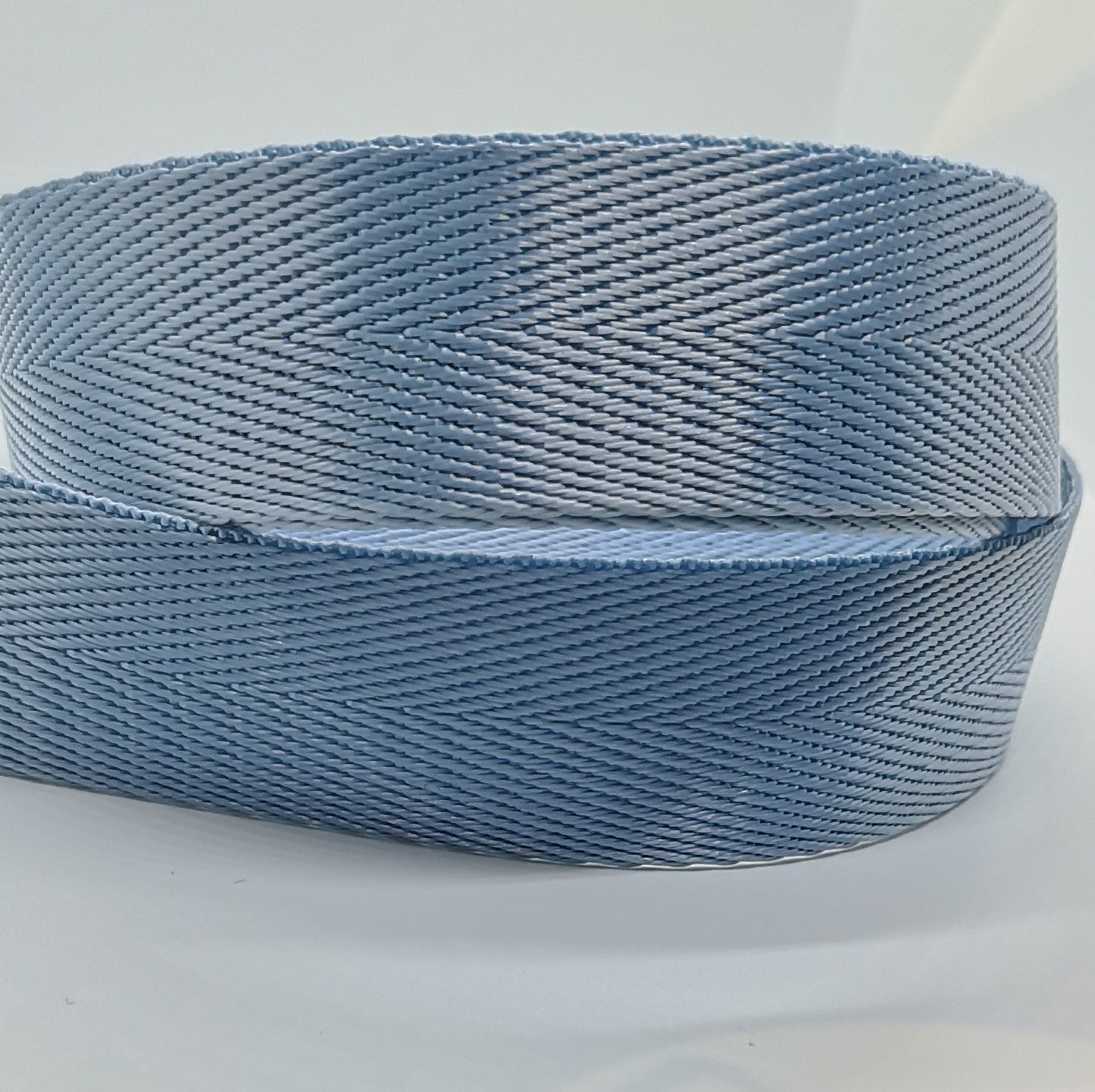 1" Wide Webbing -Solid Color -STEEL BLUE