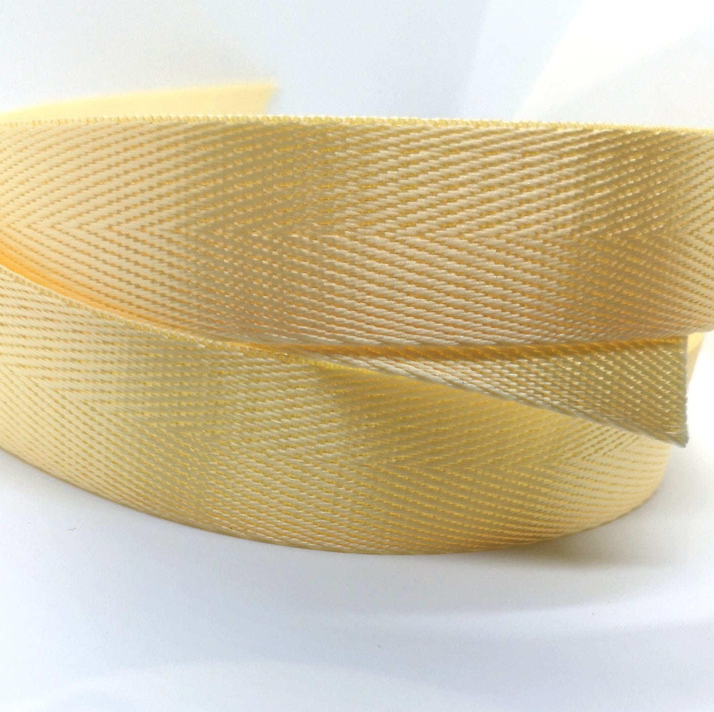 1" Wide Webbing -Solid Color -BUTTERCREAM