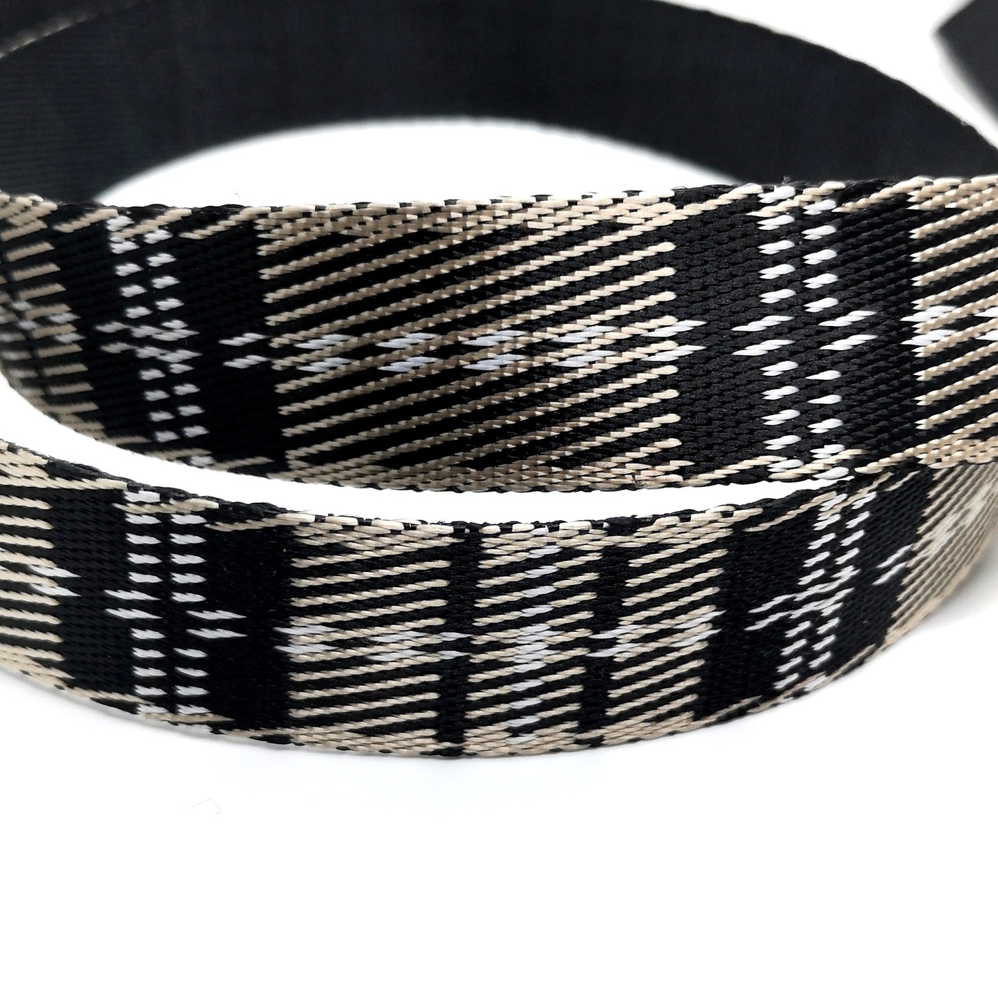 1" Wide Webbing Plaid - IVORY