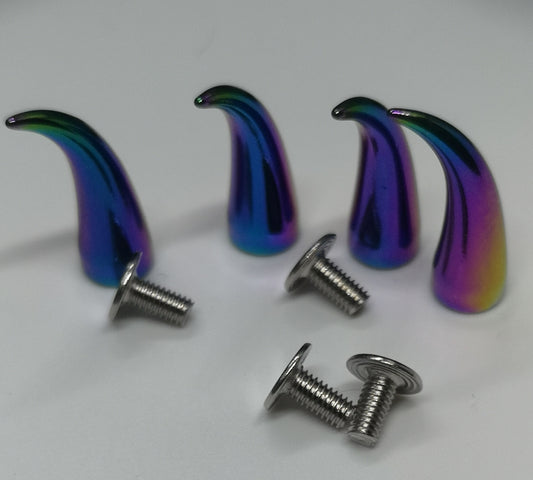Rainbow Eagle Claw Spike Studs