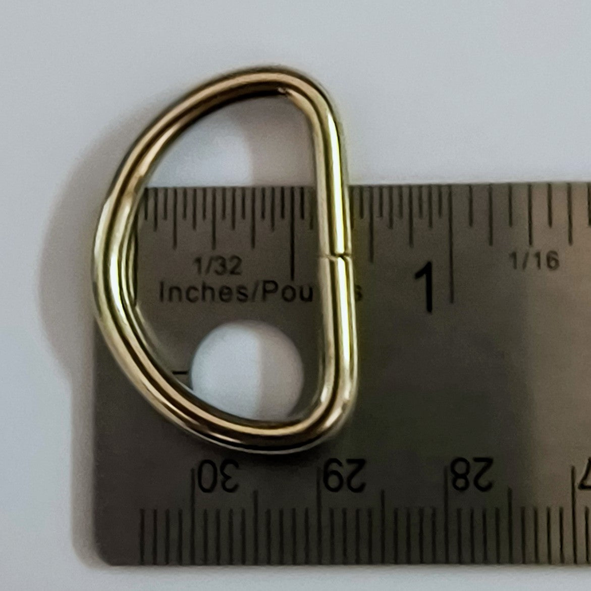 1 Inch Silver D Ring