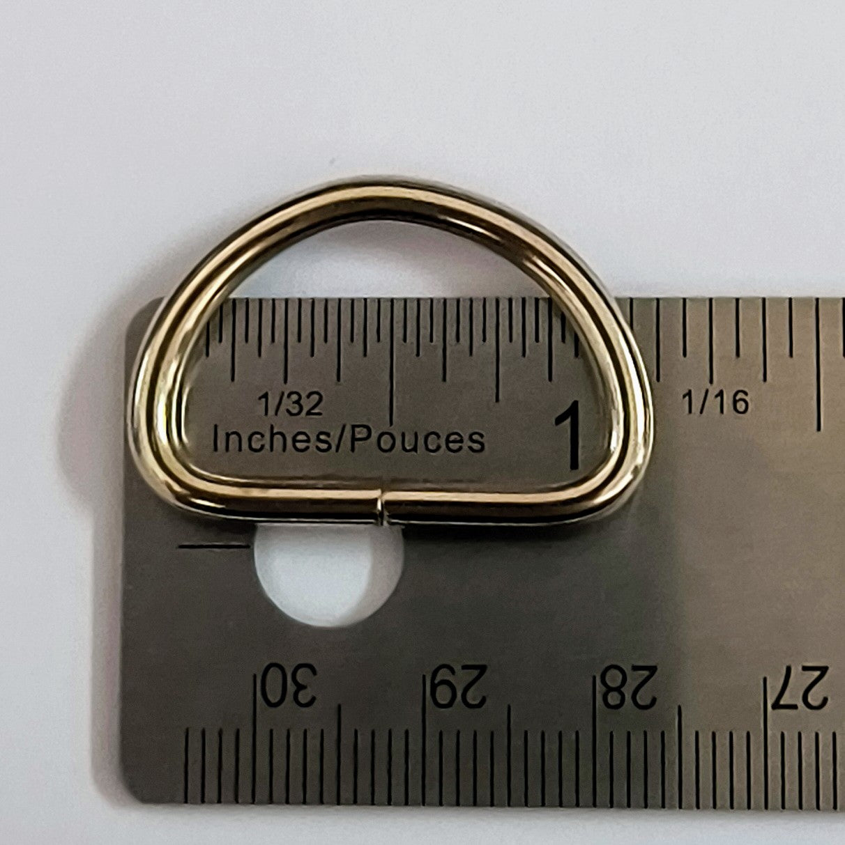 1 Inch Silver D Ring