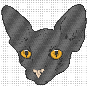 SPHYNX -Embroidery File (Download)