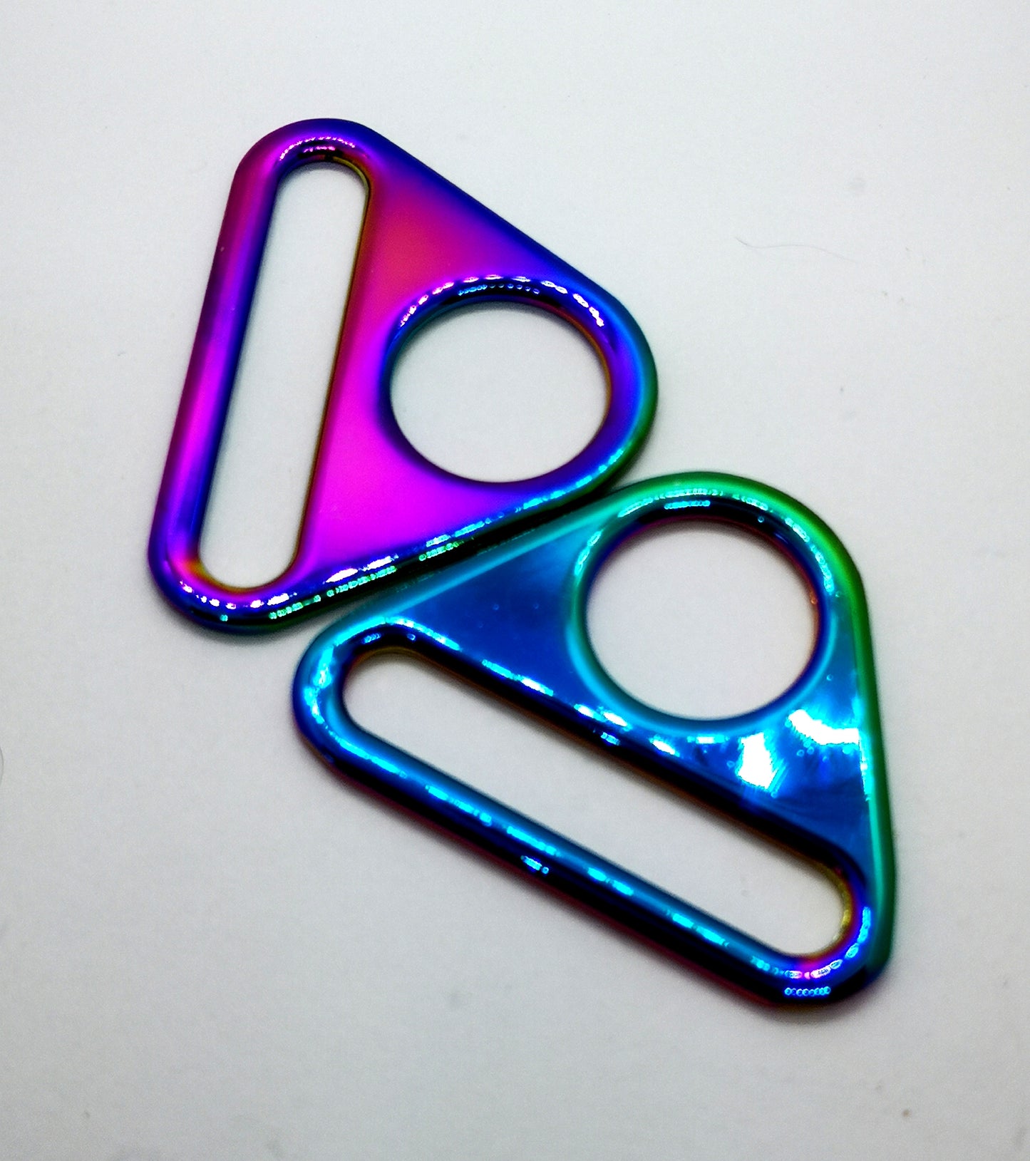 1.5" Rainbow Triangle Strap Connector set of 2