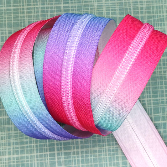 Cotton Candy Dream Zipper Tape