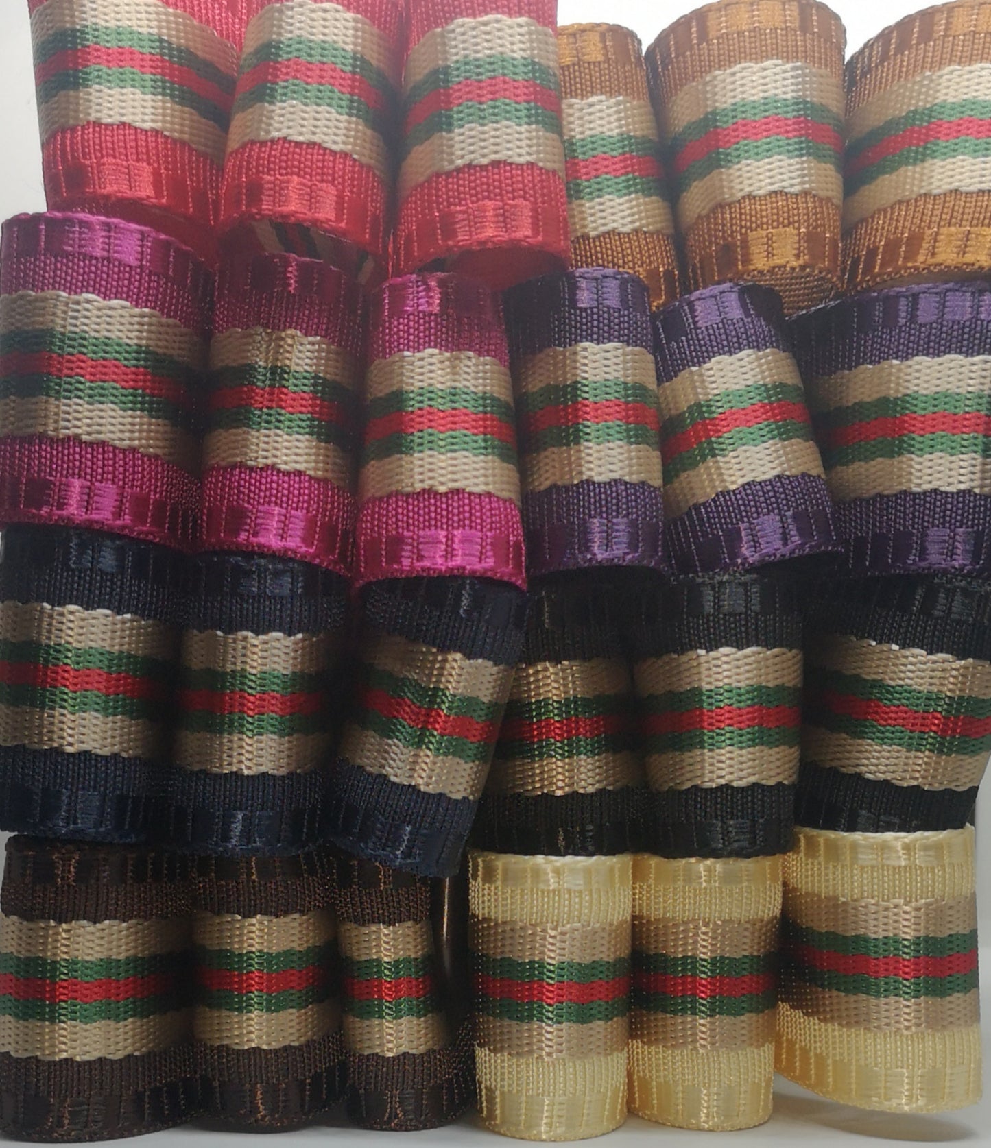 ***Last Chance*** 1.5" Wide Webbing - DAD'S RIBBON CANDY COLLECTION- GRAPE