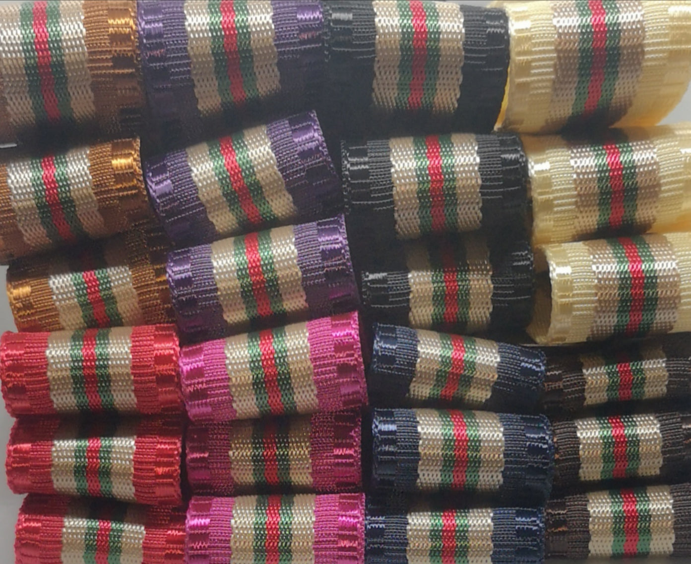 1.5" Wide Webbing - RIBBON CANDY COLLECTION- STRAWBERRY