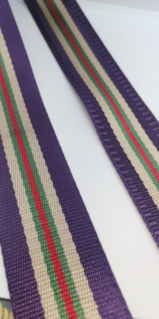 1.5" Wide Webbing - DAD'S RIBBON CANDY COLLECTION- GRAPE