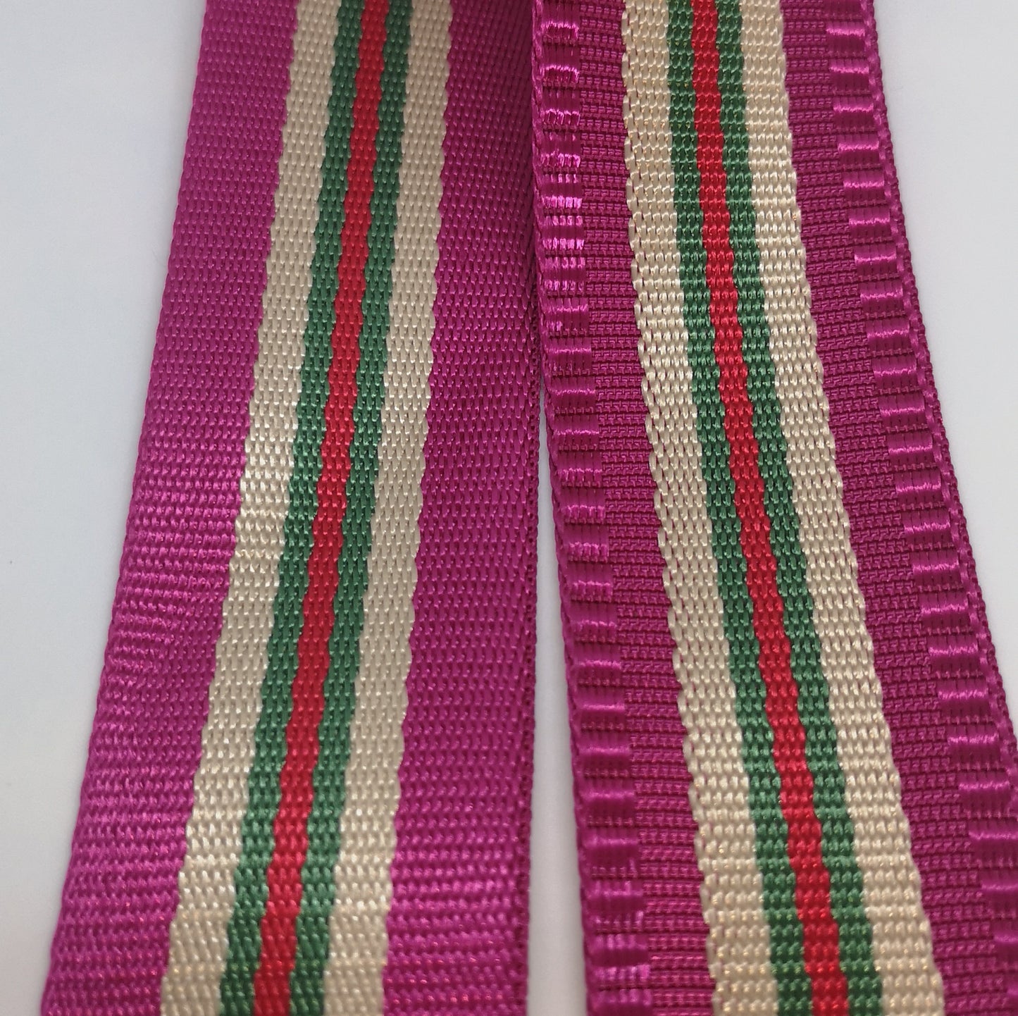 1.5" Wide Webbing - RIBBON CANDY COLLECTION- STRAWBERRY