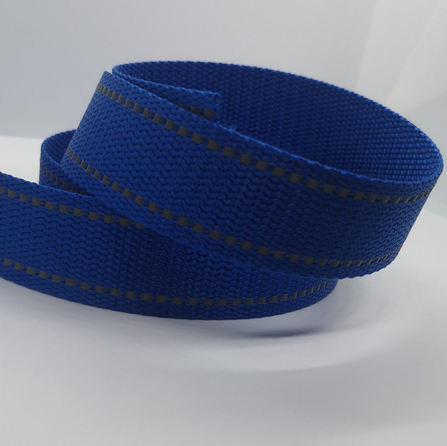 1" Wide Webbing - Solid Color with Reflective- ROYAL BLUE