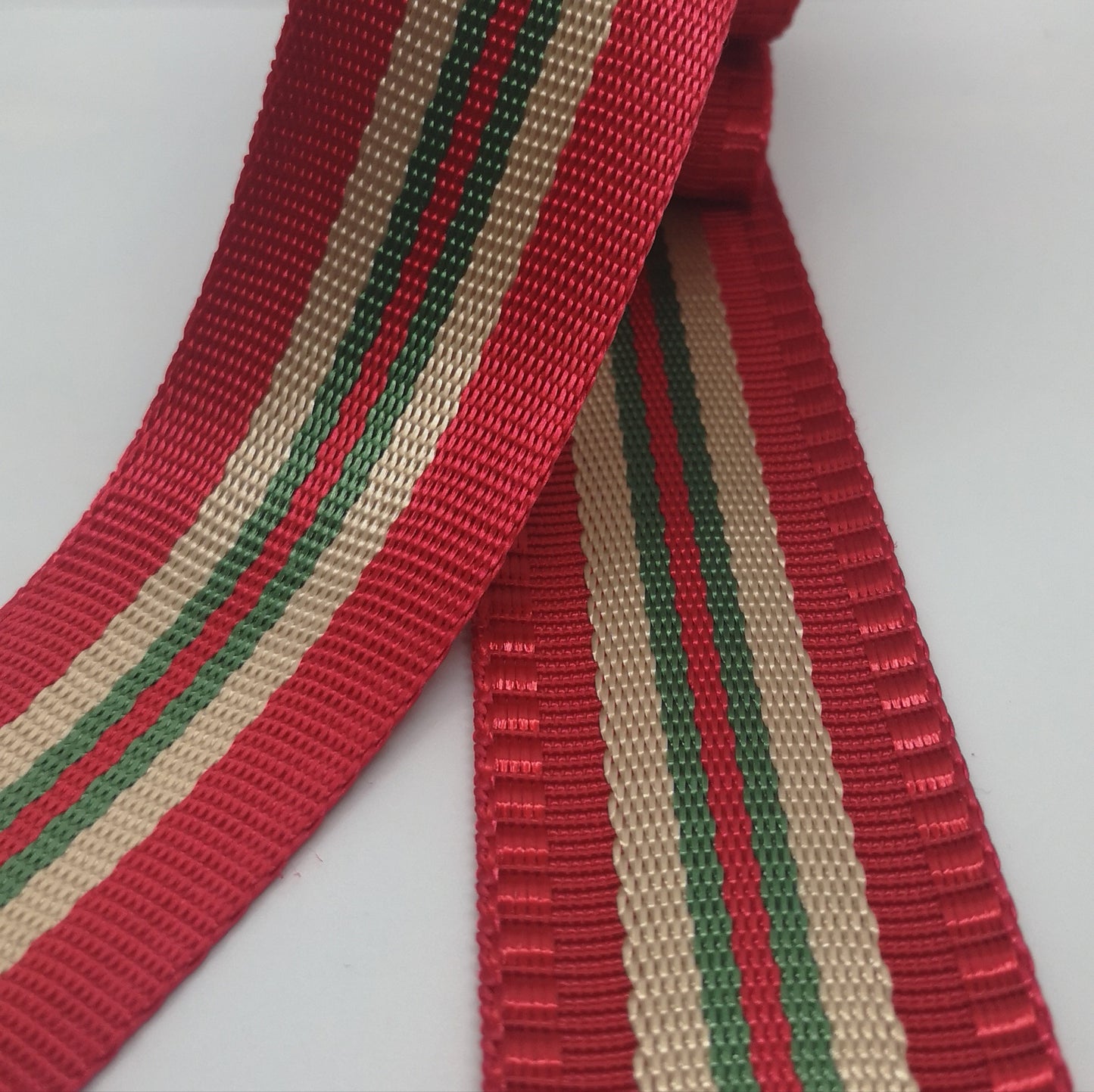 ***Last Chance*** 1.5" Wide Webbing - DAD'S RIBBON CANDY COLLECTION- CHERRY