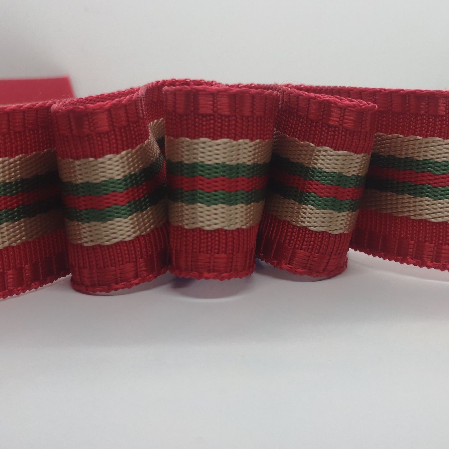 ***Last Chance*** 1.5" Wide Webbing - DAD'S RIBBON CANDY COLLECTION- CHERRY