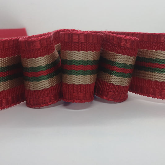 ***Last Chance*** 1.5" Wide Webbing - DAD'S RIBBON CANDY COLLECTION- CHERRY