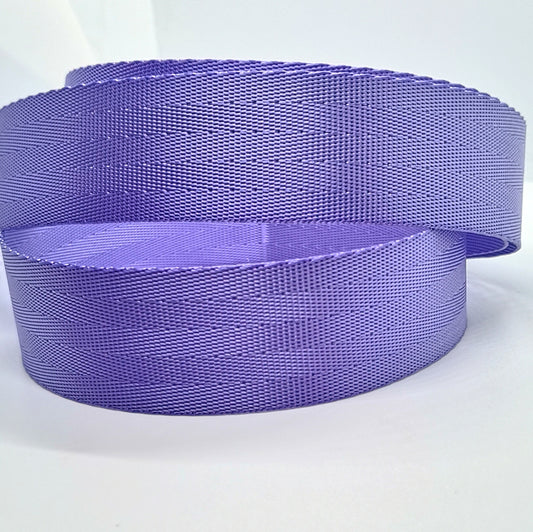 1" Lilac Purple Seat Belt Webbing