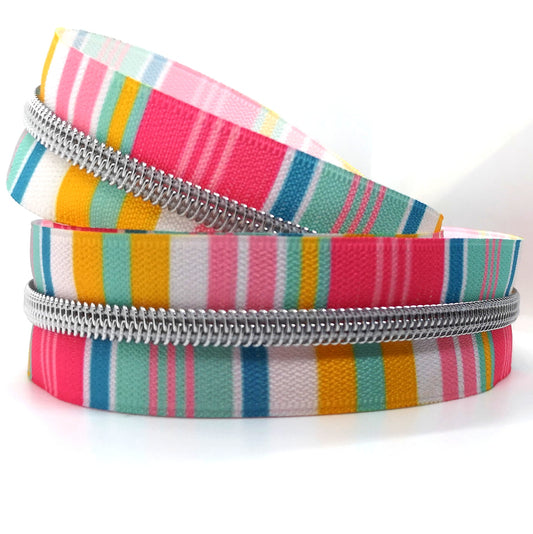 Painted Mirage Zipper Tape