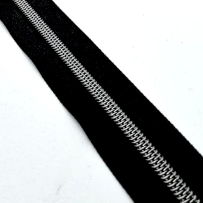 Gunmetal Zipper Tape by the Meter - RC.Threadcraft
