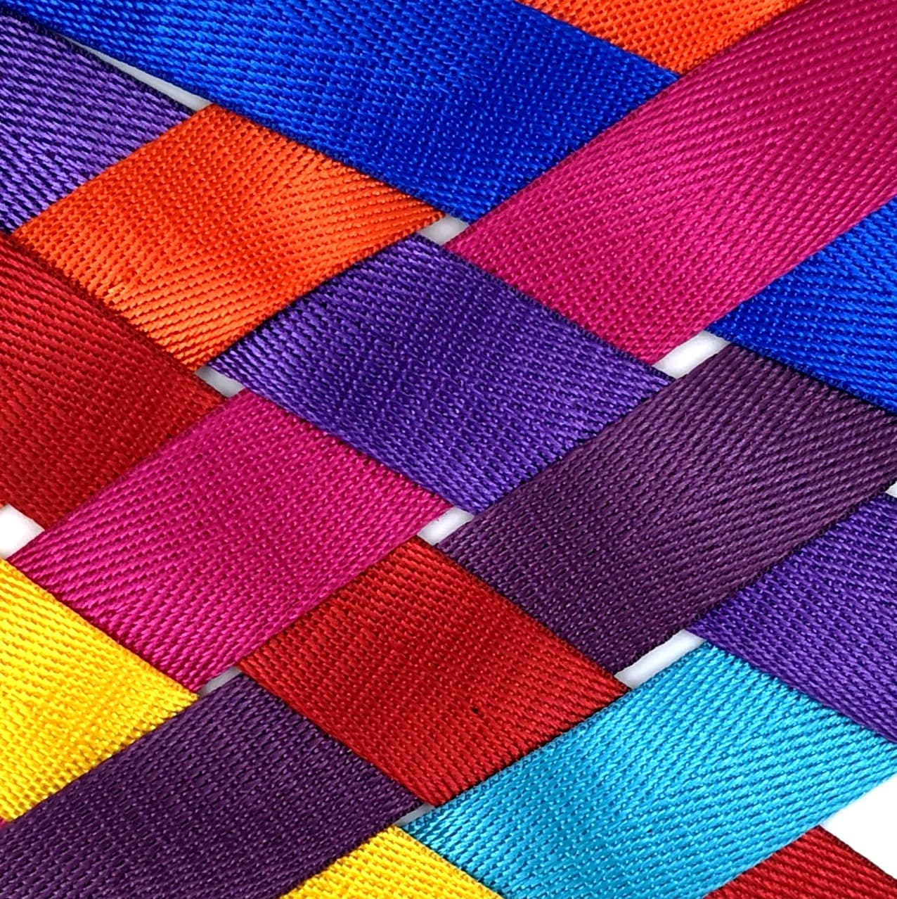 1" Wide Webbing -Solid Color - PLUM PURPLE