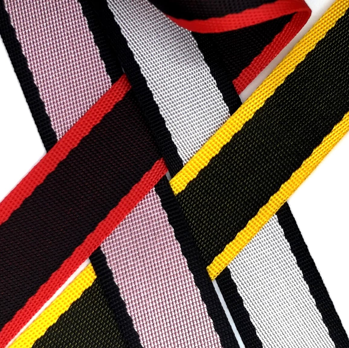 ***Last Chance*** 1" Wide Webbing Two Tone- Black and Yellow