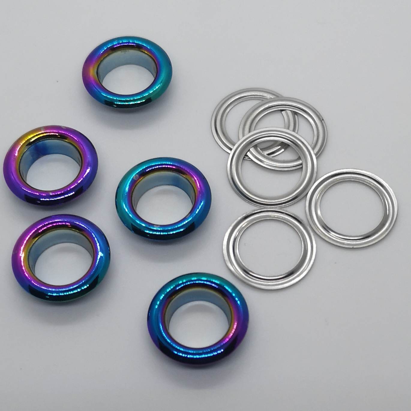 10 mm Rainbow Eyelets 5 pack