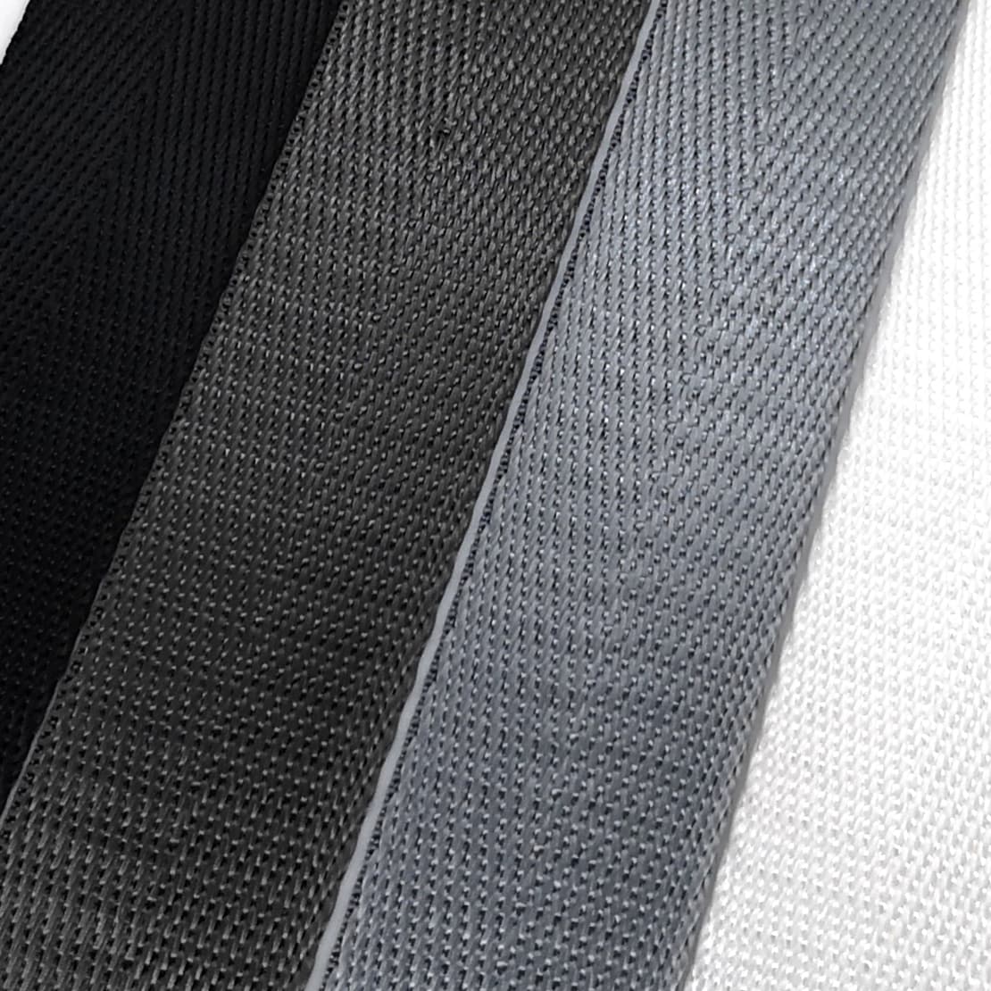 1" Wide Webbing -Solid Color - CHARCOAL