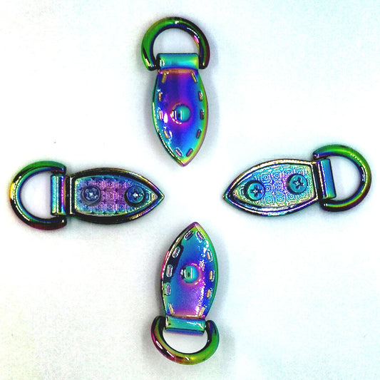 1/2 inch Rainbow Corset Rings