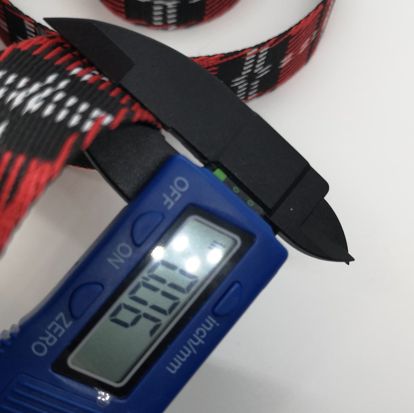 1" Wide Webbing Plaid - RED