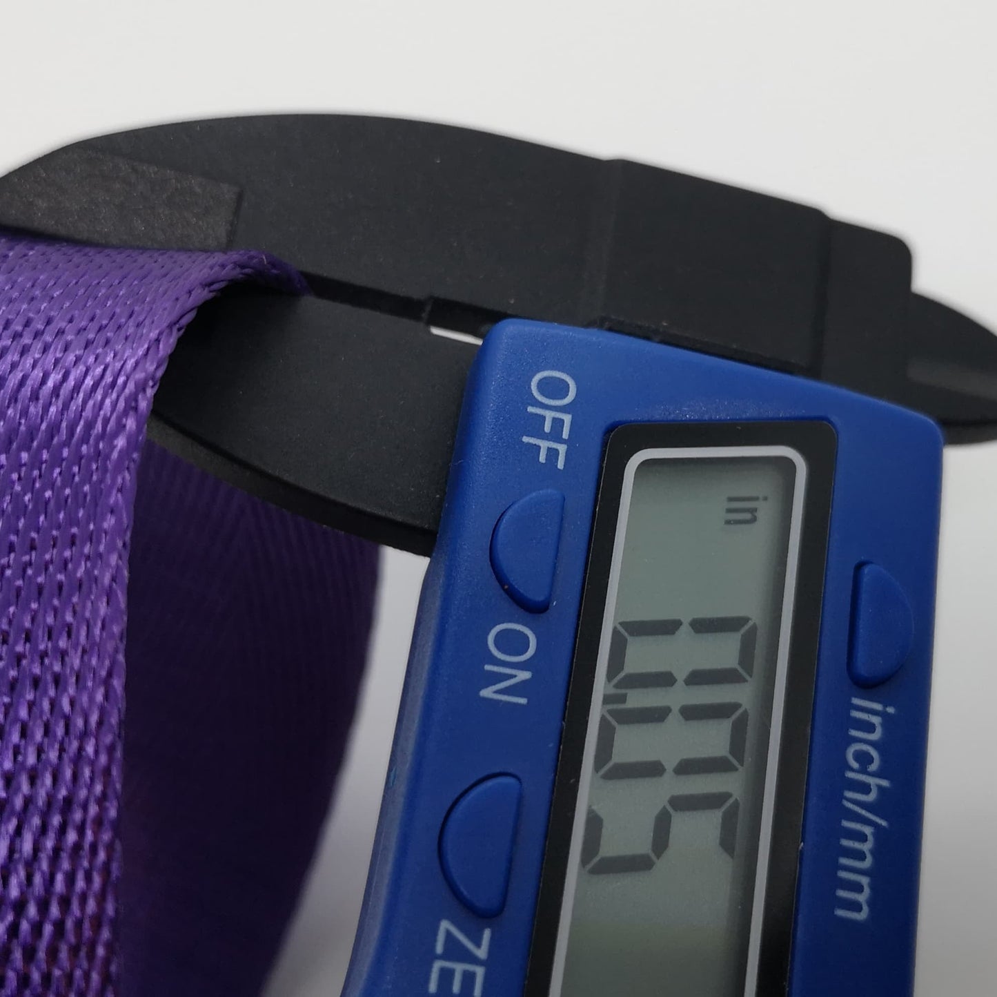 1" Wide Webbing -Solid Color - PLUM PURPLE