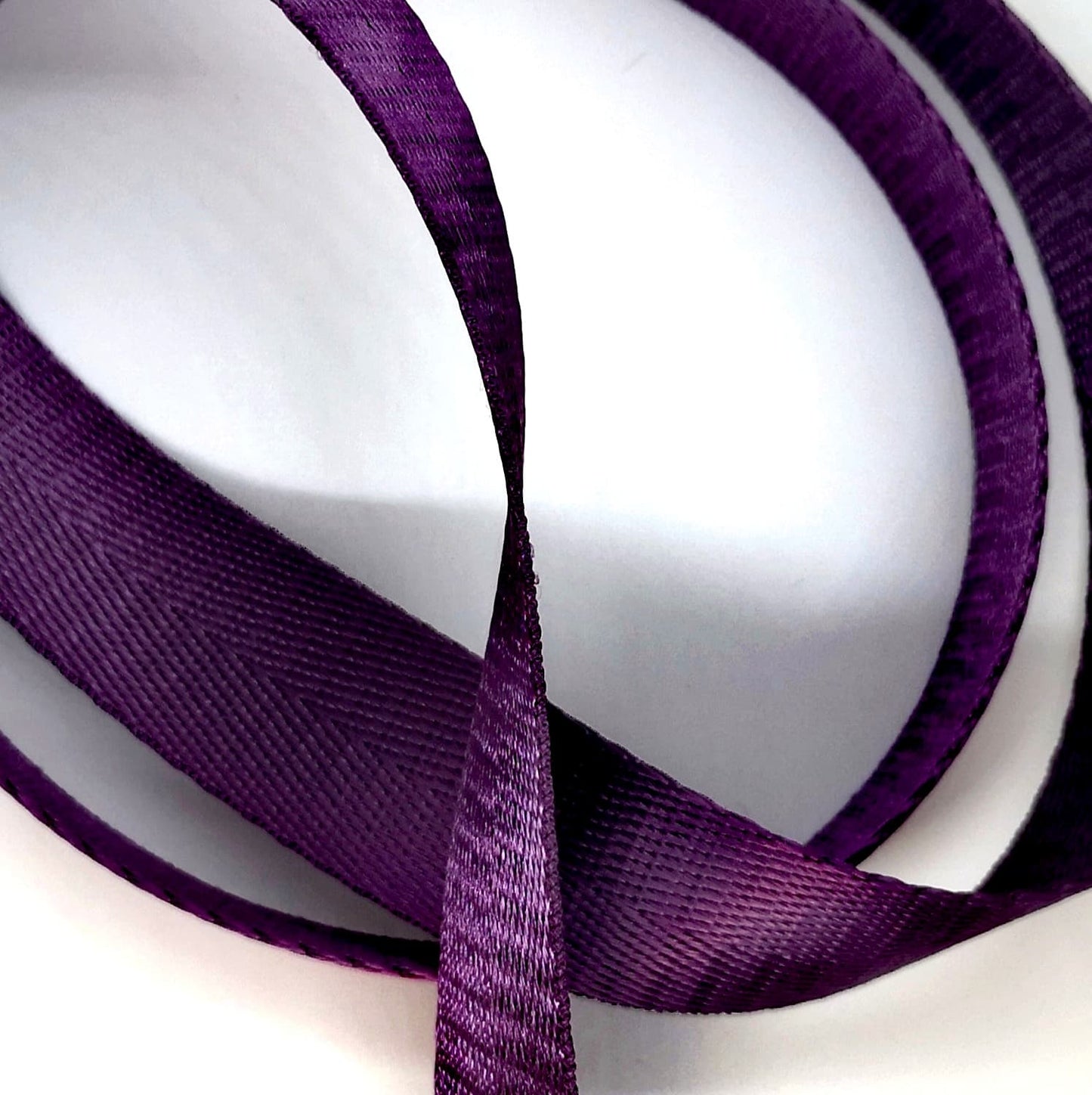 1" Wide Webbing -Solid Color - PLUM PURPLE